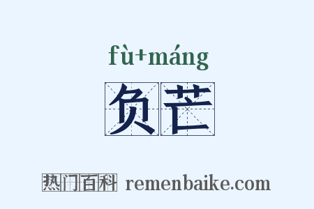 负芒是什么意思的图片